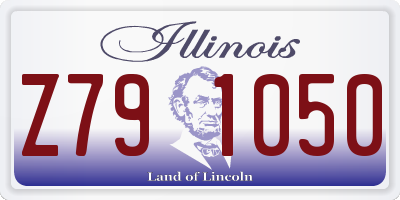 IL license plate Z791050