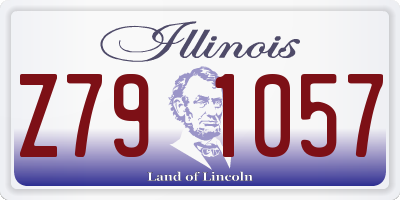 IL license plate Z791057