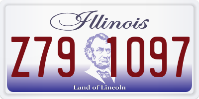 IL license plate Z791097