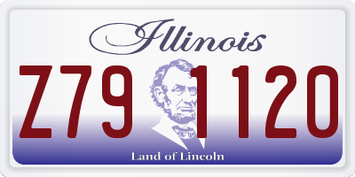 IL license plate Z791120