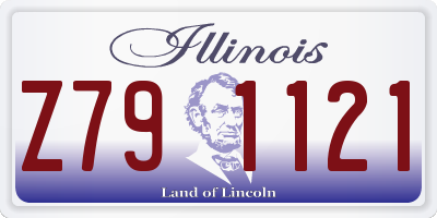 IL license plate Z791121