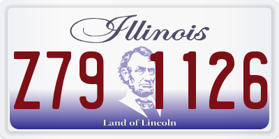 IL license plate Z791126