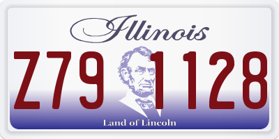 IL license plate Z791128