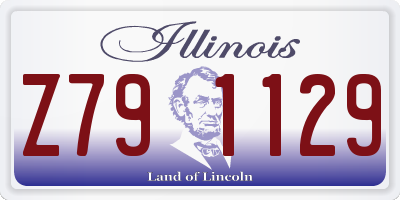 IL license plate Z791129