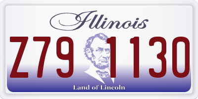 IL license plate Z791130