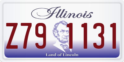 IL license plate Z791131