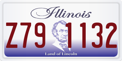 IL license plate Z791132
