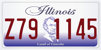 IL license plate Z791145