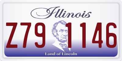 IL license plate Z791146