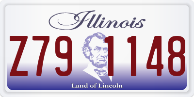IL license plate Z791148