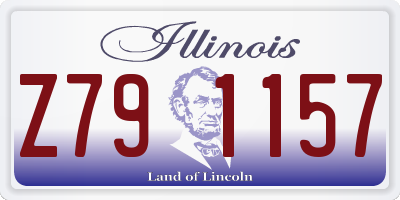 IL license plate Z791157