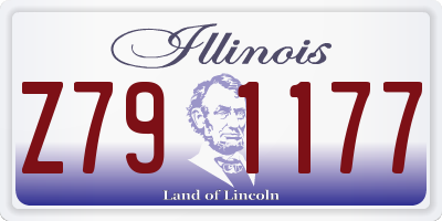 IL license plate Z791177
