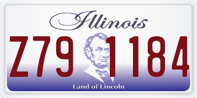IL license plate Z791184