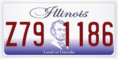 IL license plate Z791186