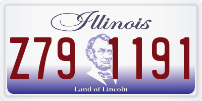 IL license plate Z791191