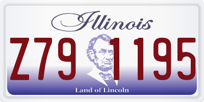 IL license plate Z791195