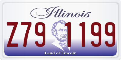 IL license plate Z791199