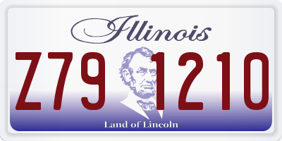IL license plate Z791210