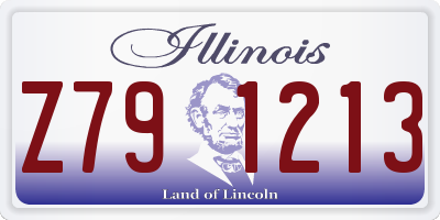 IL license plate Z791213