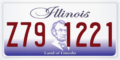 IL license plate Z791221