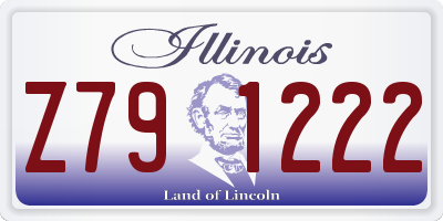 IL license plate Z791222