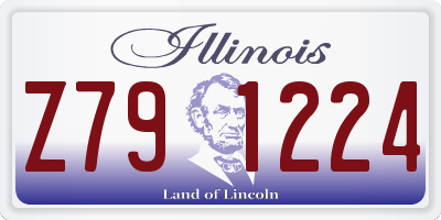 IL license plate Z791224