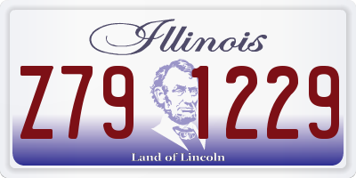 IL license plate Z791229