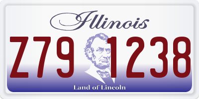 IL license plate Z791238