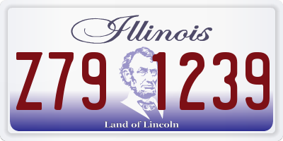 IL license plate Z791239