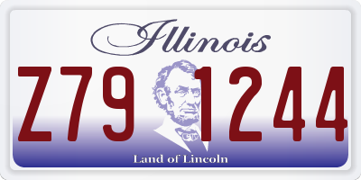 IL license plate Z791244