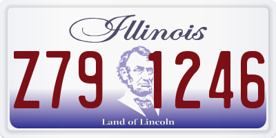 IL license plate Z791246