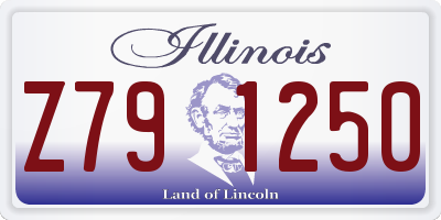 IL license plate Z791250