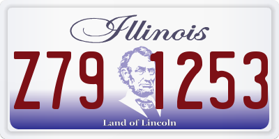 IL license plate Z791253