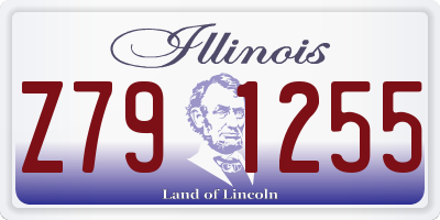 IL license plate Z791255