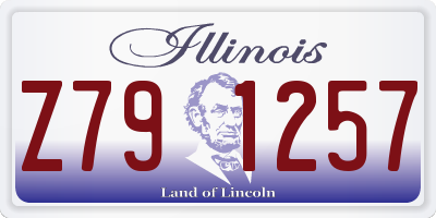 IL license plate Z791257