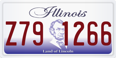 IL license plate Z791266