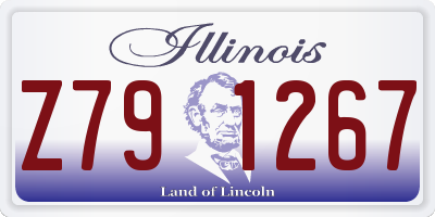 IL license plate Z791267