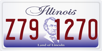 IL license plate Z791270