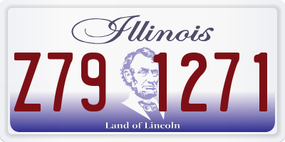 IL license plate Z791271