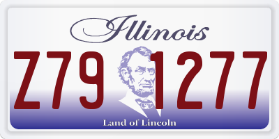 IL license plate Z791277