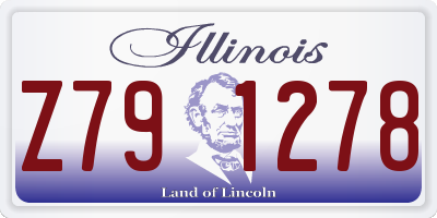 IL license plate Z791278