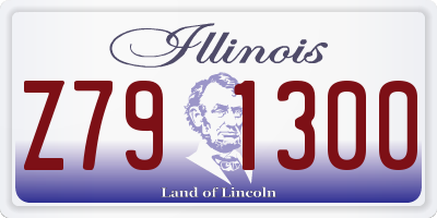 IL license plate Z791300