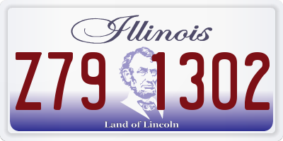 IL license plate Z791302