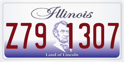 IL license plate Z791307