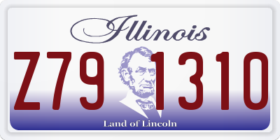 IL license plate Z791310