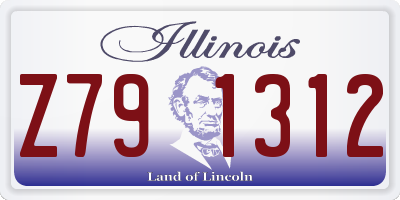 IL license plate Z791312
