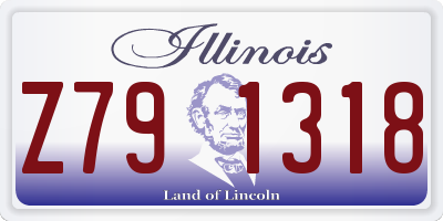 IL license plate Z791318