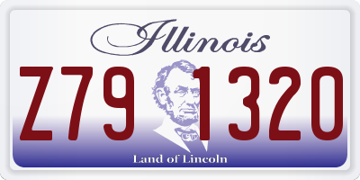 IL license plate Z791320