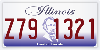 IL license plate Z791321