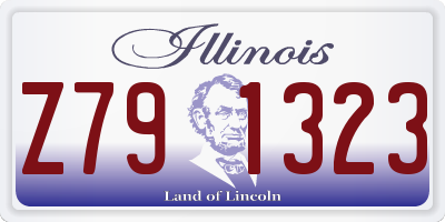 IL license plate Z791323